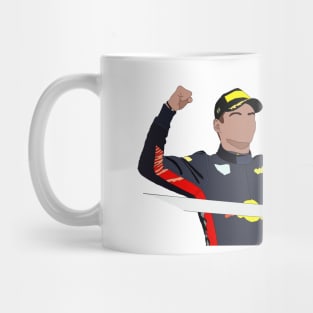 Max Verstappen Brazil podium celebration Mug